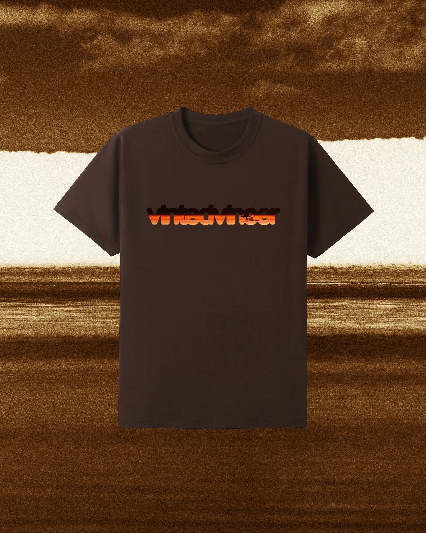 PHOTO TEE (BROWN)